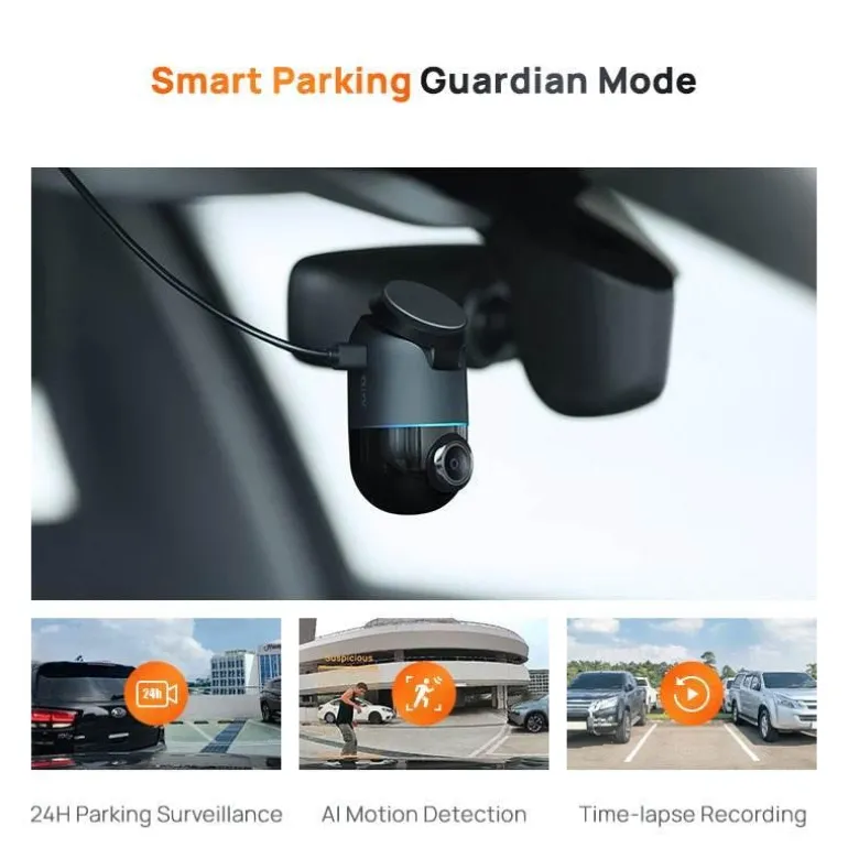 360 AI Motion Dash Cam – Vollsicht-Autokamera