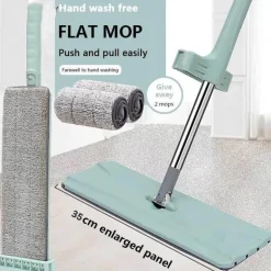 360° drehbarer, flacher, selbstauswringender Lazy Mop