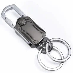360° drehbarer Schlüsselanhänger – Multifunktionaler Autoschlüssel-Organizer