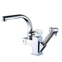 360° drehbarer Spültischhahn – elegantes 2-in-1-Design