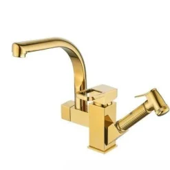 360° drehbarer Spültischhahn – elegantes 2-in-1-Design