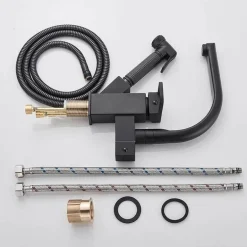 360° drehbarer Spültischhahn – elegantes 2-in-1-Design