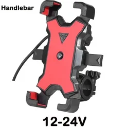 360° drehbarer USB-Fahrradtelefonhalter - Universelle Fahrrad-Ladehalterung