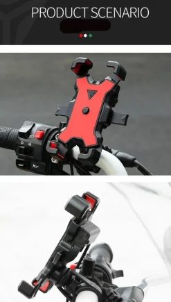 360° drehbarer USB-Fahrradtelefonhalter - Universelle Fahrrad-Ladehalterung