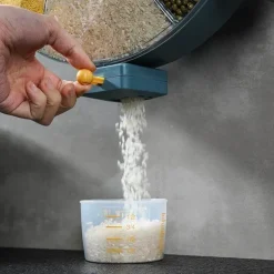 360° drehbarer, wandmontierter Getreidevorratsbehälter