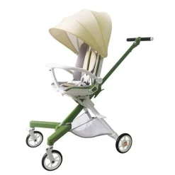 360° drehbarer, zusammenklappbarer Kinderwagen – Reise-Kinderwagen