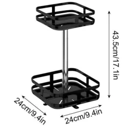 360° drehbares Gewürzregal – Aufbewahrungslösung für die Küche