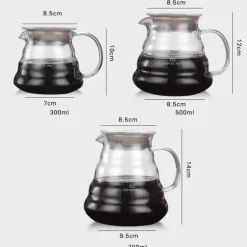 800 ml Kaffeekessel aus Glas – Stilvoller Cloud Brew Pot für perfektes Brühen