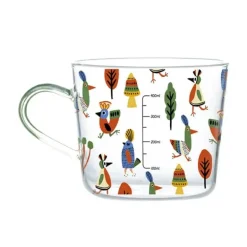 500 ml Messbecher aus Glas – Küchenmessbecher mit Henkel