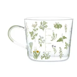 500 ml Messbecher aus Glas – Küchenmessbecher mit Henkel