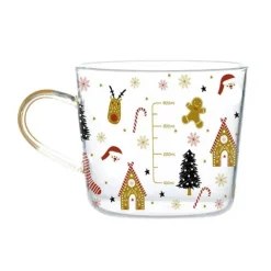 500 ml Messbecher aus Glas – Küchenmessbecher mit Henkel