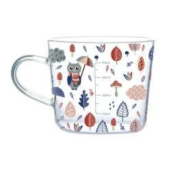 500 ml Messbecher aus Glas – Küchenmessbecher mit Henkel