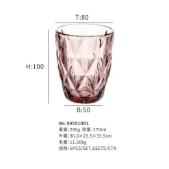 240 ml Partygläser – Trinkgeschirr für kalte Getränke bei Zusammenkünften