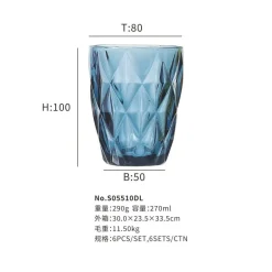 240 ml Partygläser – Trinkgeschirr für kalte Getränke bei Zusammenkünften