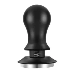 51 mm Espresso-Kaffeestampfer mit Edelstahlbasis und Federgriff