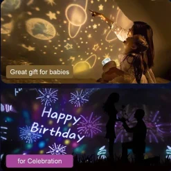 360 Rotating Projection Night Lamp - Starry Sky Light Projector