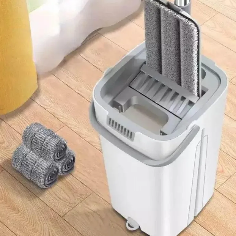 360 Spin Mop with Wringer - Easy Cleaning System