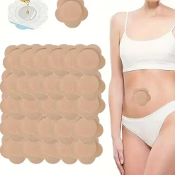 50 Stück Einweg-Rizinusölpflaster – Pflaumenblüten-Vliespflaster