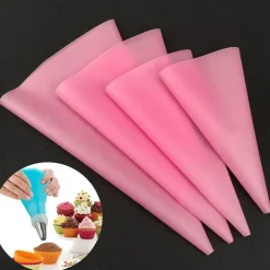 4 Stück wiederverwendbare DIY-Spritzbeutel