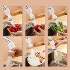 360° verstellbare Wasserhahn-Wasserfilterverlängerung