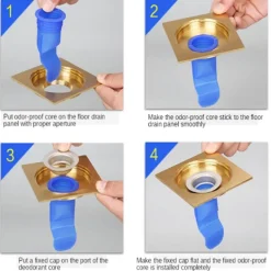 Abflussfilter - Geruchsstopper für Hausinstallationen