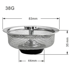 Abflussfilternetz für die Spüle – Küchenabfallsieb
