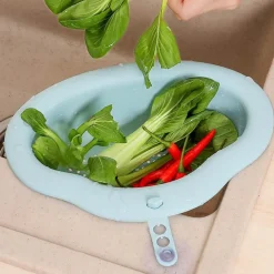 Abflusskorb für die Küchenspüle – Organizer mit einfachem seitlichen Zugriff