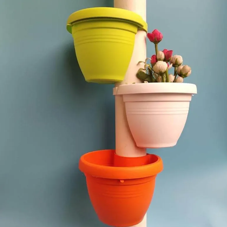 Abflussrohr-Pflanzständer - Dekorativer Blumentopfhalter