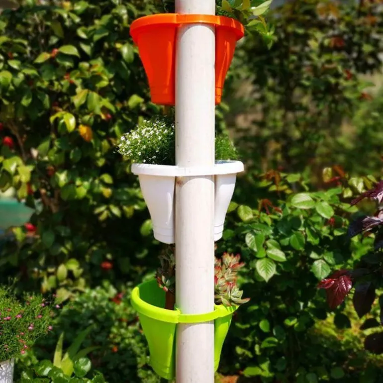 Abflussrohr-Pflanzständer - Dekorativer Blumentopfhalter