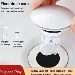 Abflusssieb - Universeller Anti-Geruchs-Pop-Up-Insektenblocker