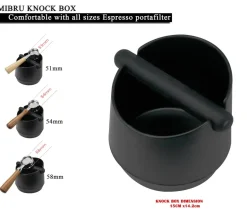 Abklopfbehälter für Espressosatz – unverzichtbarer Kaffeesatzbehälter für Baristas