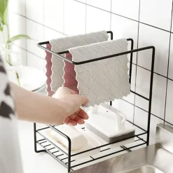 Abnehmbares Organizer-Gestell für die Küchenspüle – platzsparende Aufbewahrungslösung