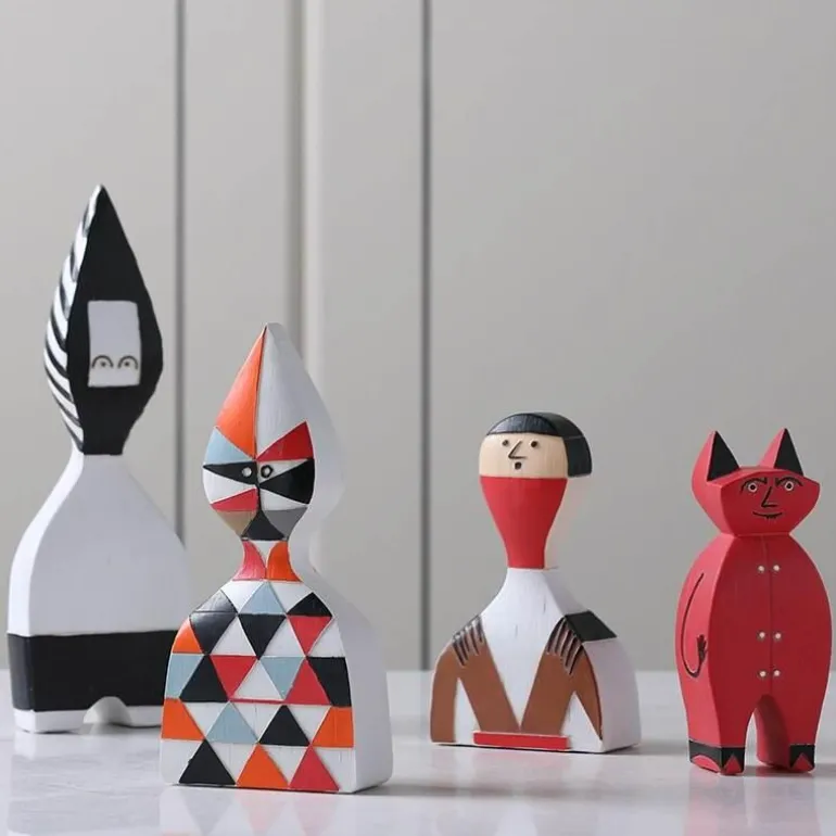 Abstrakte Puppenfiguren - Kreatives dekoratives Kunstspielzeug