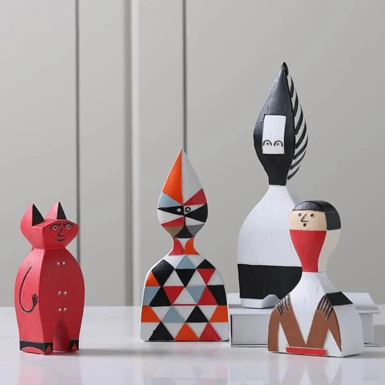 Abstrakte Puppenfiguren - Kreatives dekoratives Kunstspielzeug
