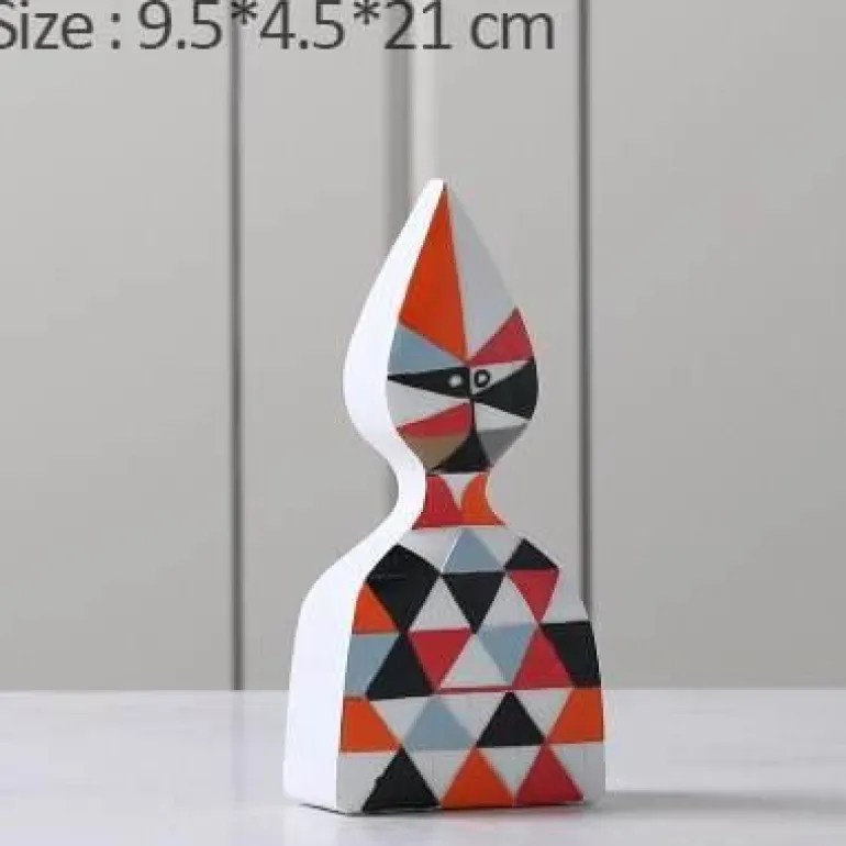Abstrakte Puppenfiguren - Kreatives dekoratives Kunstspielzeug