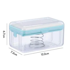Abtropfbox für schäumende Seife mit Bürste – Reinigungswerkzeug für Seifenorganizer