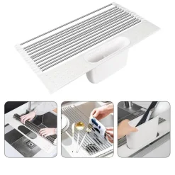 Abtropfgestell über der Spüle – Multifunktionaler Küchen-Organizer