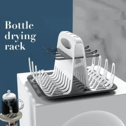 Abtropfgestell für Babyflaschen – Mehrschichtiger Organizer für Fütterungszubehör