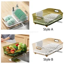 Abtropfgestell, Gemüsekorb – platzsparender Küchen-Organizer
