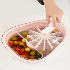 Abtropfkorb für Obst und Gemüse – manuelles Küchenwerkzeug