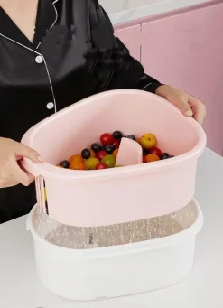 Abtropfkorb für Obst und Gemüse – manuelles Küchenwerkzeug