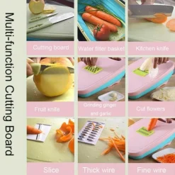 Abtropfkorb-Schneidebrett – multifunktionales Küchenwerkzeug