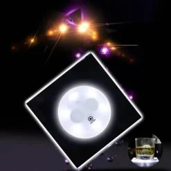 Acryl-LED-Untersetzer – ultradünne, leuchtende Getränkematte