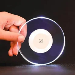 Acryl-LED-Untersetzer – ultradünne, leuchtende Getränkematte