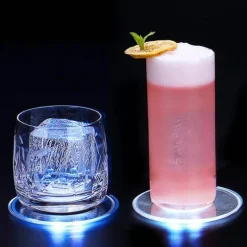 Acryl-LED-Untersetzer – ultradünne, leuchtende Getränkematte