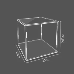 Acryl-Spielzeugvitrine - Transparente Sammler-Aufbewahrungsbox
