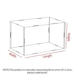 Acryl-Spielzeugvitrine - Transparente Sammler-Aufbewahrungsbox