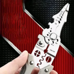 Adjustable Automatic Wire Stripper and Crimper Tool