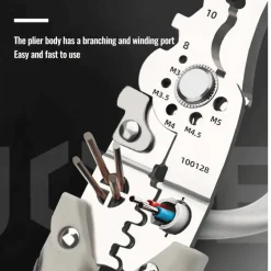 Adjustable Automatic Wire Stripper and Crimper Tool