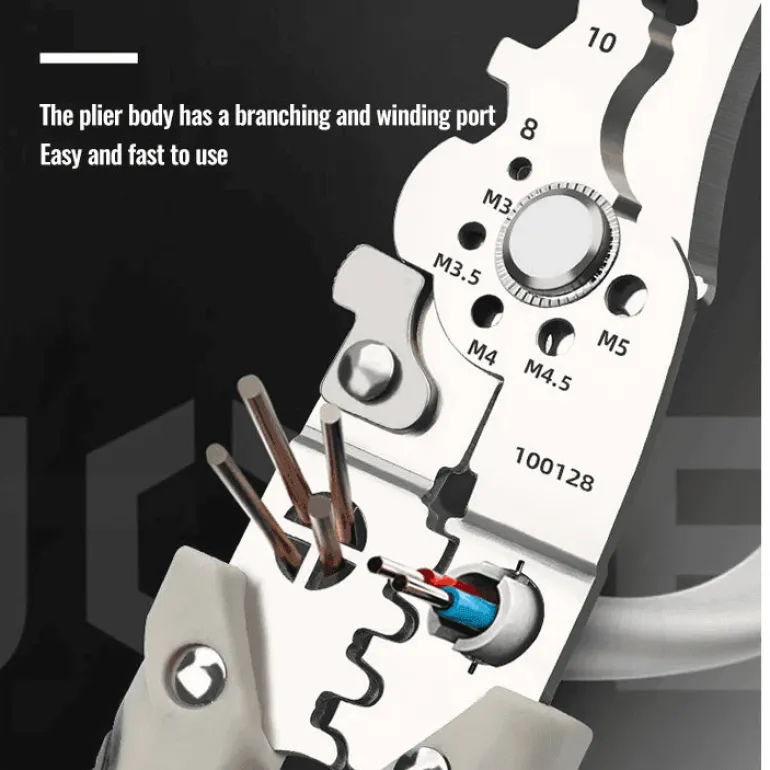Adjustable Automatic Wire Stripper and Crimper Tool